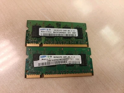 Soddr2 2gb(2X1gb) 2Rx16 Samsung 800Mhz PC2-6400S-666-12-A3 usate Funzionante - Immagine 1 di 3