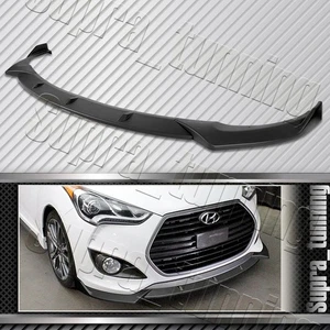 Black For 2013-2017 Hyundai Veloster Turbo Front Bumper Body Kit Spoiler Lip - Bild 1 von 6