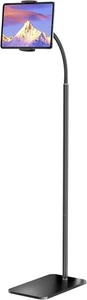 Adjustable iPad Floor Stand Gooseneck Tablet Holder for 4.7''-13'' iPad/Phones - Picture 1 of 9