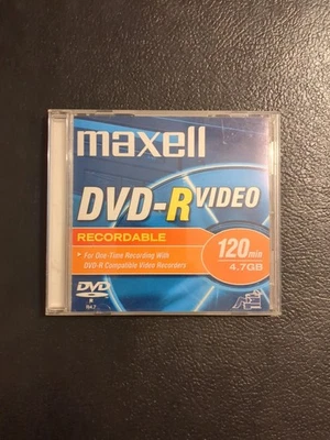 Maxell DVD-R Data & Video Single Dvd Disc 4.7Gb 16x 120min - Image 1 of 3
