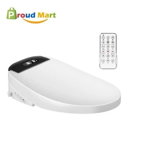 EavAire Elektrischer Smart Toilettensitz Bidet Slow Close Deckel Abdeckung Sofort Beheizt - Bild 1 von 11