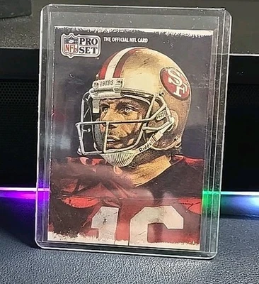 Joe Montana  NFL Pro Set 1991 All NFC Team #387 49ers - Image 1 of 2