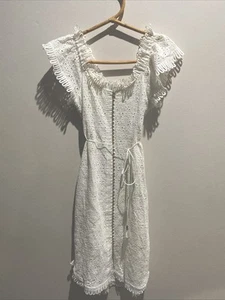 Elliat White Daisy Midi Dress. Medium - Picture 1 of 9