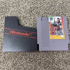 Hook (Nintendo NES, 1992) Game Tested Works With Sleeve Great Condition