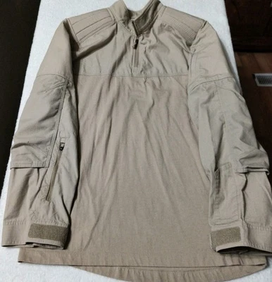 Camisa rápida 5.11 Tactical XPRT para hombre mediana ortolita manga larga hombre almohadillas para el hombro tostadas Foto 1 de 4