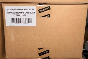 ¡Panini Absolute Football Kaboom 2025! CALENDARIO CUENTA ATRÁS 8 CAJA ESTUCHE PRECINTADO NUEVO - Imagen 1 de 1