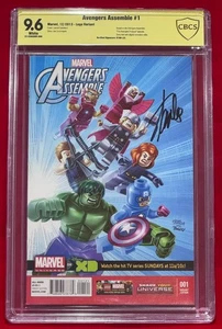 Stan Lee "Avengers Assemble #1 Lego Variant" Signed Comic Book CBCS Beckett Auto - Picture 1 of 8