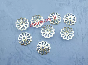 100pz coppette 8.5x1.4mm color argento chiaro - Foto 1 di 1