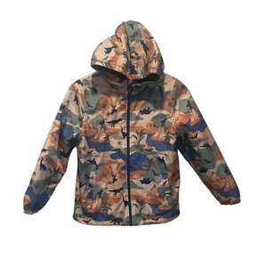 Carter's Boys Classic & Unique Camo rain coat jacket size 8 Dinosaurs - Picture 1 of 10