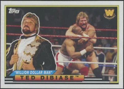 2018 Topps Heritage WWE Million Dollar Man Ted DiBiase Big Legends Insert #BL-35 - Image 1 of 2