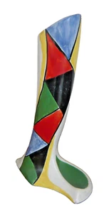 Unusual Retro / Vintage Fratelli Fanciullacci Italian Art Pottery Vase - Picture 1 of 5