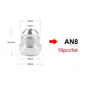10x -8AN Aluminum Weld Nut Valve Cover Catch Can for HONDA ACURA B16 B18 - Picture 1 of 5