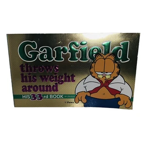 Garfield: Garfield Throws His Weight Around Vol 33 1st Print Signed By Jim Davis - Bild 1 von 7