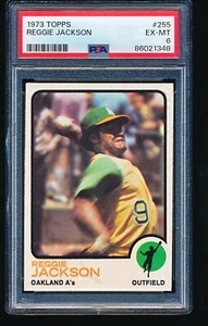1973 Topps REGGIE JACKSON #255 PSA 6 - Picture 1 of 2