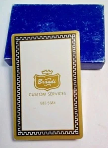 Brandi Custom Services Deck Playing Cards Cello sealed - Imagen 1 de 4