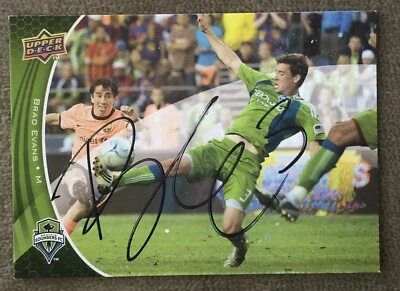 Brad Evans 2010 Upper Deck Soccer Card #153 Signed Auto - Image 1 of 3