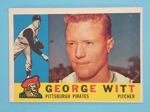 1960 Topps George Witt Pittsburgh Pirates #298 EX OC ⚾ - Bild 1 von 10