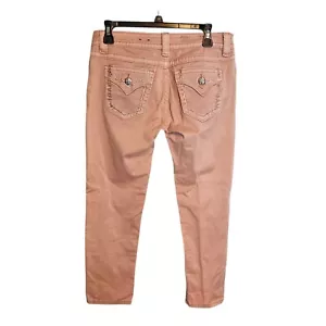 Miss Me Signature Crop Low Rise Jeans Stretch Gr. 27 Denim - Bild 1 von 12
