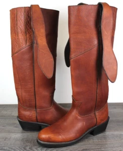 Herren Fort Frontier Durango Pantolette Ohr Schütze Kalvarienberg Stiefel Braun Leder Größe 9D - Bild 1 von 19