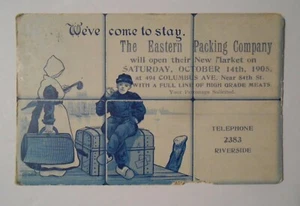 Antique Post Card Advertisement - The Eastern Packing Company 1905 - Picture 1 of 4