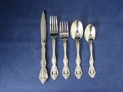 Oneida MICHELANGELO   Stainless Flatware  -  5pc Place Setting  - USA MADE - Image 1 of 2