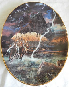 "SUMMONED SPIRITS" SPIRIT JOURNEYS PLATE OVAL - Picture 1 of 3