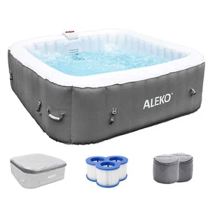 ALEKO Inflatable Improved Version 6 Prs Hot Tub 250 Gallon Up to 130 Bubble Jets - Picture 1 of 14