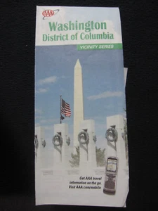 2012 Washington D.C. Karte AAA - inklusive Versand! - Bild 1 von 4