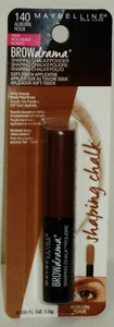 1 Maybelline Brow Drama Shaping Chalk Softly Shape Boldy Fill Brows AUBURN #140 - Picture 1 of 1