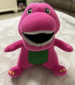 Barney The Purple Dinosaur Plush Stuffed Animal 8" Fisher Price Mattel - Picture 1 of 10