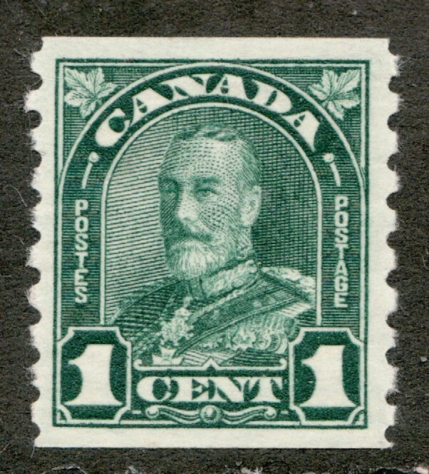 1931 Canada Sc# 179 - 1¢ KGV "Arch Leaf" Issue - MH  - Image 1 of 1