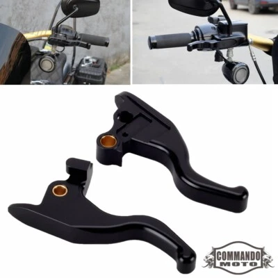 5.3" Hand Brake Levers for Harley Softail Slim FLSL Low Rider S FXLRS 2015-2025 - Image 1 of 4