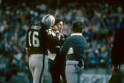 Head Coach Tom Flores Of The Oakland Raiders 2 Old Football Photo