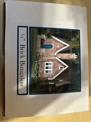 1/48 Scale Brick Bungalow Dollhouse Kit By Debbie Young - Image 1 of 2