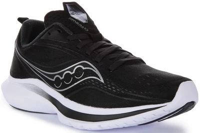 SAUCONY Kinvara 13 Malla Ligera Entrenador Negro Plata Mujer Ru 3-8 - Imagen 1 de 4