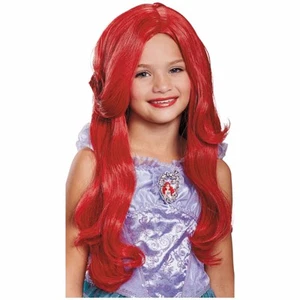Ariel Deluxe Little Mermaid Disney Princess Book Week Girls Costume Wig - Picture 1 of 1