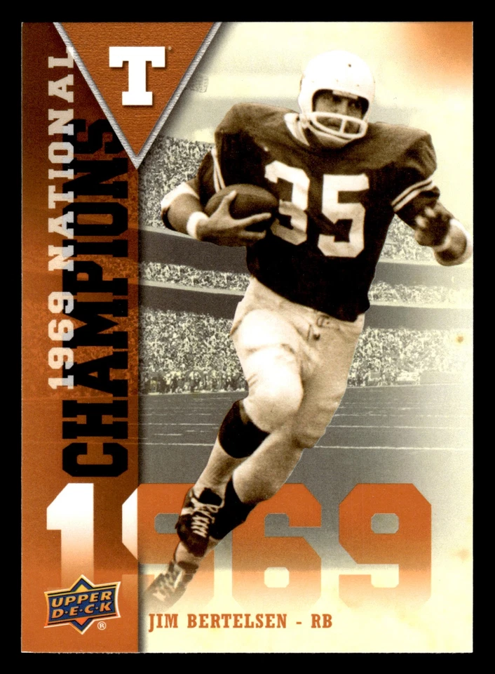 Jim Bertelsen 2011 Upper Deck University of Texas #NC-JB National Champions - Image 1 of 2