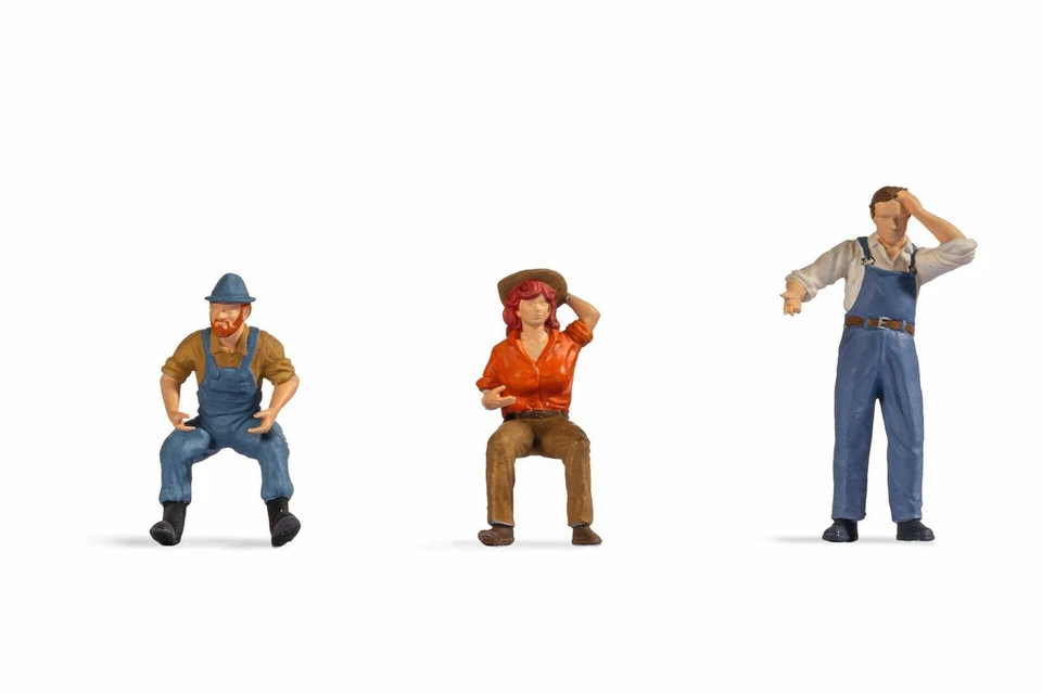 Figura de conductores de tractor Still 17841 O (juego de 3) Foto 1 de 1