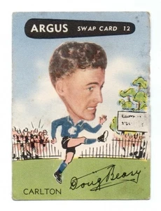 1954 Argus (12) Doug BEASY Carlton - Picture 1 of 2