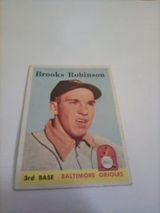 1958 Topps Card-HOF Brooks Robinson Baltimore Orioles #307 envío gratuito - Imagen 1 de 2