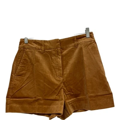 Boden Womens Short UK 12 US 8 Orange High Waist Corduroy R0181 NWT - Image 1 of 4