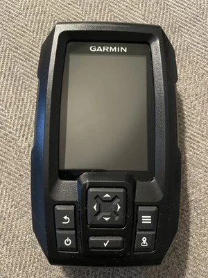 Garmin Striker Plus 4cv Fish Finder Display and mounting stand - Image 1 of 4