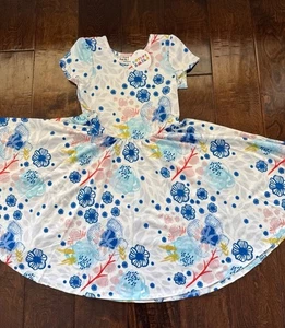 *NWT* DotDotSmile Size 7 Beautiful Floral Cap Sleeve Dress - Picture 1 of 6