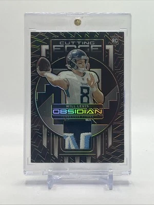 2023 Panini Obsidian - Cutting Edge Memorabilia Will Levis #CEM-WLE /8 - Image 1 of 4