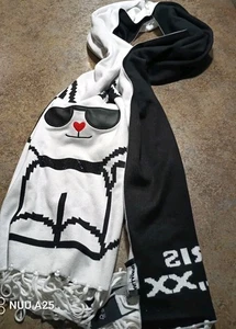 Karl Lagerfeld Paris CHOUPETTE Schwarz Strass Kragen Schal ONE SIZE Neu mit Etikett - Bild 1 von 9