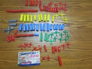 Lot 90 Vtg 1950 EMPIRE HARD PLASTICS CAR TRAIN TRUCK PLANE TransporToys NO 732 - Picture 1 of 10