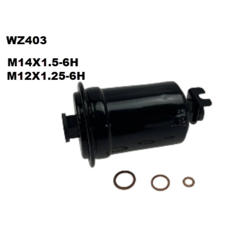 WESFIL FUEL FILTER FOR MITSUBISHI LANCER CB 4G61 CC 4G93 - image 1 of 1