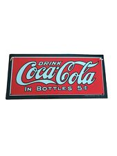 Drink Coca-Cola Tin Wall Sign modern sign with vintage look