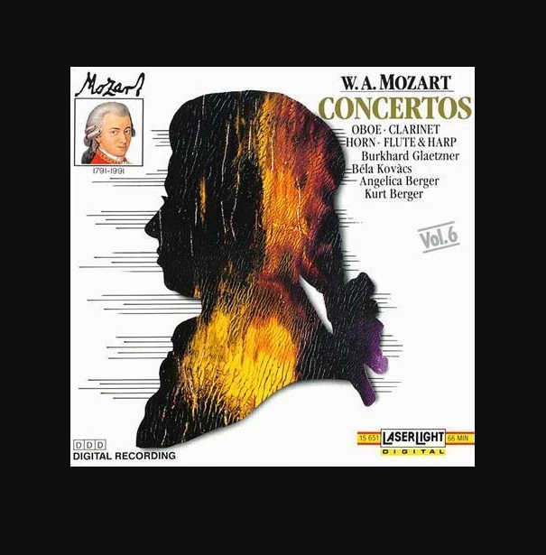 W.A. Mozart: Concertos (Oboe, Clarinet, Horn, Flute, and Harp) - VERY GOOD Foto 1 de 1