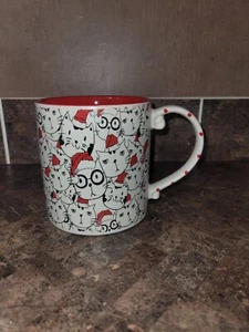 Spectrum Designz Meow Holiday Coffee Mug Cup Christmas Cats Kittens Santa Hats - Picture 1 of 5